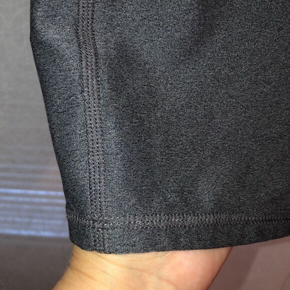 Champion L Gray Pink Active Capri Crop Workout Pants Leggings - Picture 5 of 7